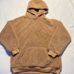 size small forever 21 sherpa hoodie